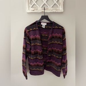 Talbots Vintage Mohair Blend Cardigan Size L